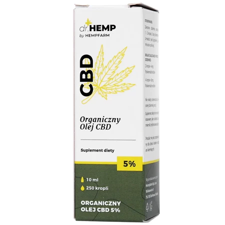 dr.Hemp Organiczny olej konopny 5% CBD