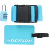 Dunlop Niebieski Zestaw zabezpieczający do bagażu 3w1 Pas/Kłódka/ID