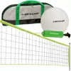 Dunlop Zestaw do siatkówki plażowej badmintona z piłką Volleyball Set 6m