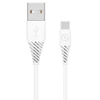 SWISSTEN Biały Kabel USB - USB-C 1,5m 7mm