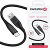 SWISSTEN Czarny Kabel USB - USB-C 1,5m 60W