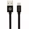 SWISSTEN Czarny Kabel USB - USB-C 2m 3A