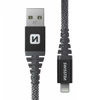 SWISSTEN Czarny wytrzymały Kabel USB - Lightning 60W 3A 1,5m do iPhone