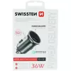 SWISSTEN Ładowarka samochodowa 1xUSB 1xUSB-C 2,4A 36W 