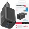 SWISSTEN Ładowarka sieciowa 2xUSB-C 1xUSB-A 65W GaN Charge