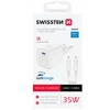 SWISSTEN Ładowarka sieciowa USB-C 35W + kabel USB-C/USB-C