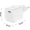 SWISSTEN Ładowarka sieciowa USB-C 35W + kabel USB-C/USB-C