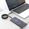 SWISSTEN Samozwijający się Kabel USB-C - Lightning w oplocie 1 m