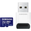 Samsung Karta pamięci PRO Plus MicroSD 256GB 130MB/s + czytnik