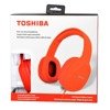 Toshiba Czerwone Słuchawki nauszne D160H 