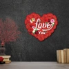 Wood You Do Puzzle drewniane Serce | Heart with Love | 320 elementów | A2