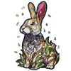 Wood You Do Puzzle drewniane Wielkanocny królik | Easter Bunny | 418 elementów | A2